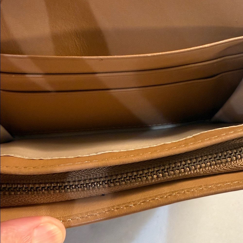 Coach Brown Monogram Wallet - Picture 5 of 8